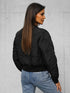 Elegante Damen Kurzjacke mit Baseballkragen | Stilvoll, Bequem